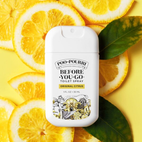 Poo-Pourri Before-You-Go Toilet Spray, Original Citrus, 1 Fl Oz Pocket Travel Size - Lemon, Bergamot and Lemongrass - Image 7