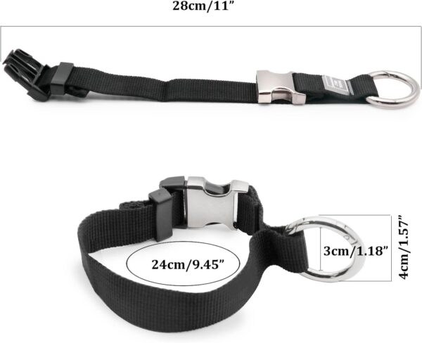 Add-A-Bag Luggage Strap Jacket Gripper, Luggage Straps Baggage Suitcase Belts Travel Accessories - Make Your Hands Free, Easy to Carry Your Extra Bags, Black - Image 3