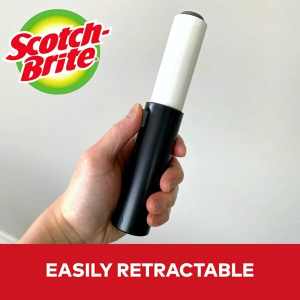 Scotch-Brite Mini Travel Lint Roller, Works Great On Pet Hair, 30 Sheets - Image 5