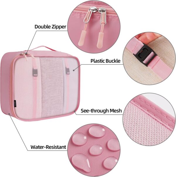 BAGAIL 8 Set/10 Set Packing Cubes Various Sizes Packing Organizer for Travel Accessories Luggage Carry On Suitcase - Image 5