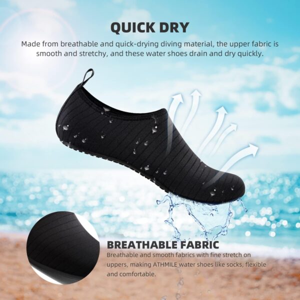 Water Shoes for Women Men Quick-Dry Aqua Socks Swim Beach Barefoot Yoga Exercise Wear Sport Accessories Pool Camping Must Haves Adult Youth Size - Image 7